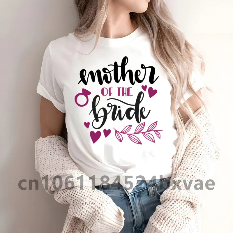 

Футболка в стиле Харадзюку с надписью невесты во Франции, милые летние повседневные рубашки с круглым вырезом и коротким рукавом, Прямая по...