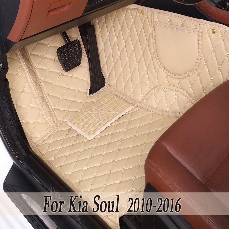 

Автомобильные коврики для Kia Soul 2016, 2015, 2014, 2013, 2012, 2011, 2010, водонепроницаемые коврики, накладки на ножки на заказ, аксессуары для интерьера авто...