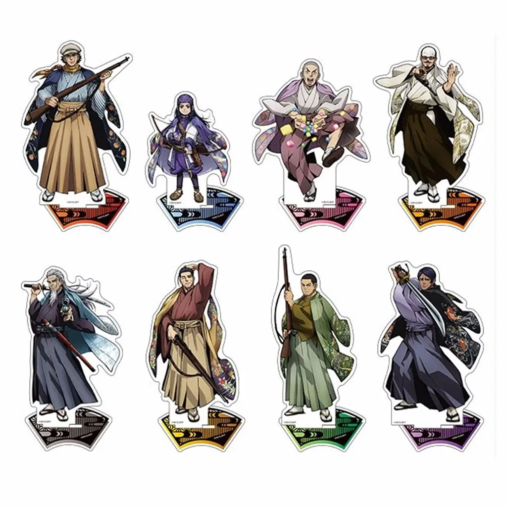 Фигурка аниме «Золотой камий», кукла Sugimoto Saichi Kochoube Asuko Shiraishi Yoshitake акриловая модель на подставке, косплей-игрушка для подарка