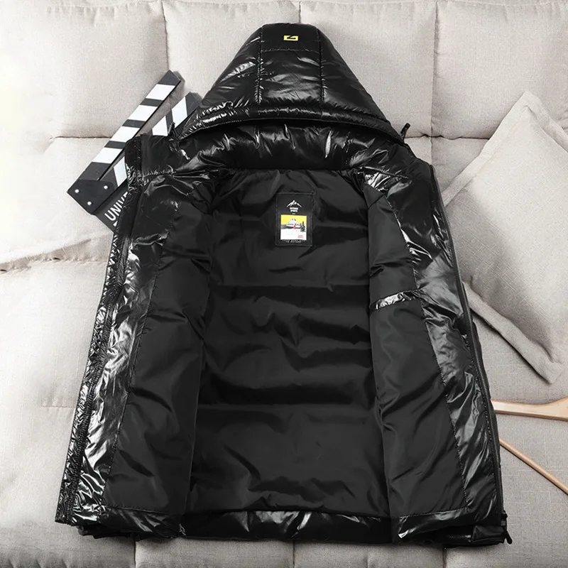Winter Jacket 2022 New Men's Smart Casual White Duck Down Brand Down Jacket with Hood Detachable Couple Lover Men's Down Jacket