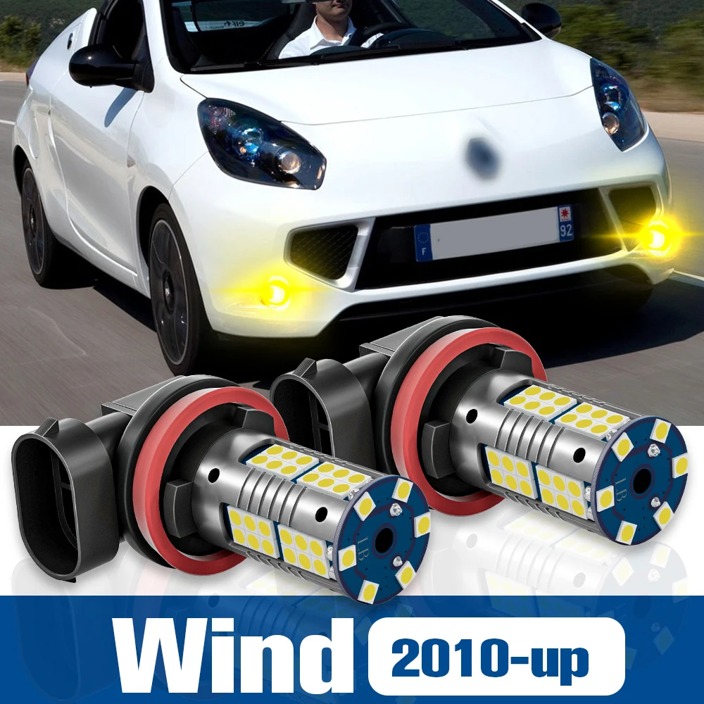 

2pcs LED Fog Light Blub Lamp Accessories Canbus For Renault Wind 2010 2011 2012