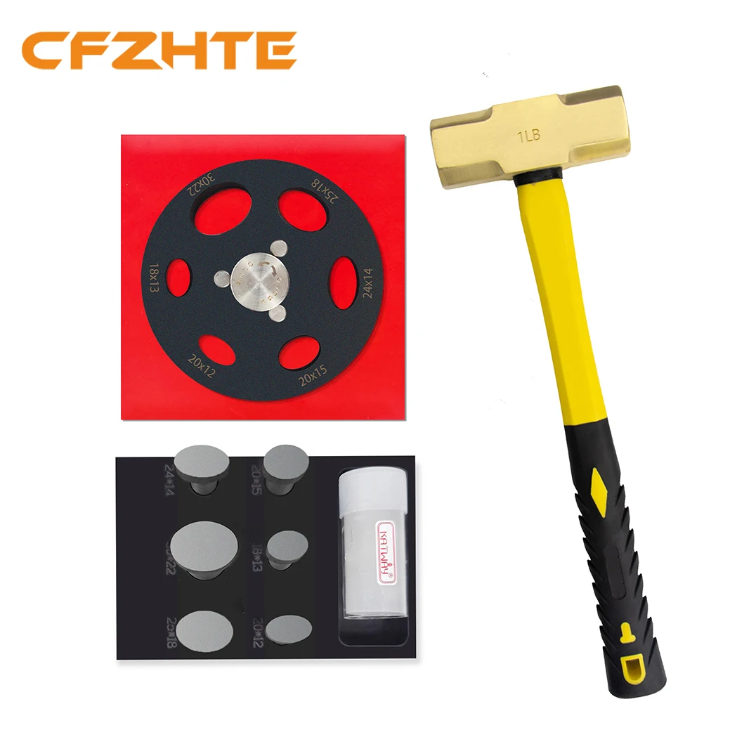 

Новейшие ювелирные изделия, металлическая овальная фотофреза, набор для резки, наборы перфорации с молотком 1 фунт