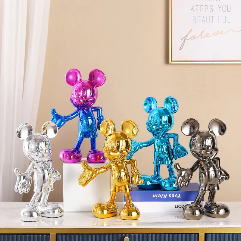 

Disney Cartoon 30Cm Mickey Mouse Minnie Mouse Action Figure Kawaii Model Toy Decoration Cute Doll Children's Christmas Gift