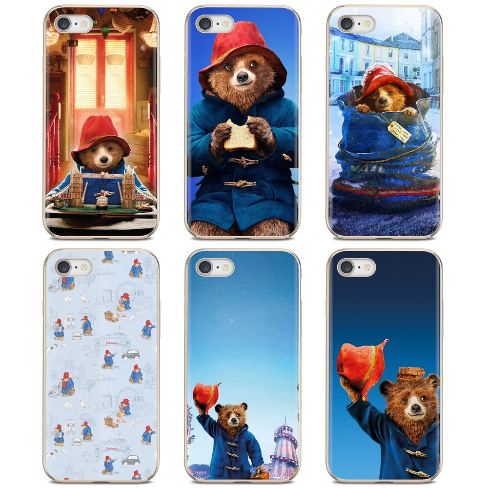 

Popular Silicone Phone Case Paddington Bear For iPhone 10 11 12 13 Mini Pro 4S 5S SE 5C 6 6S 7 8 X XR XS Plus Max 2020