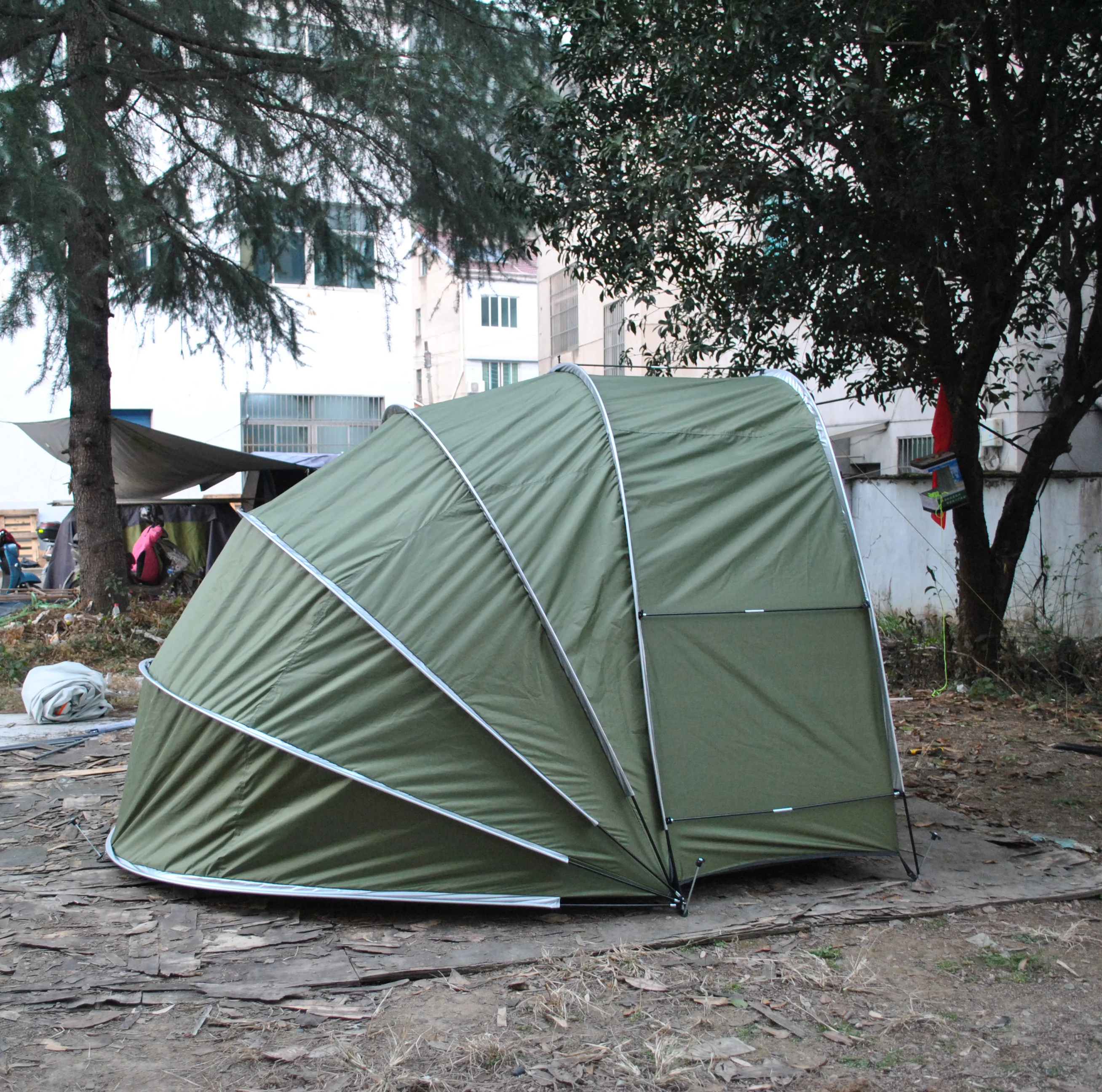 

CZX-534 2 Room Heavy Duty Bicycle Storage Tent - Waterproof Motorcycle Cover Space Saving Tent,4 Bicycles or Motorcycle Tent