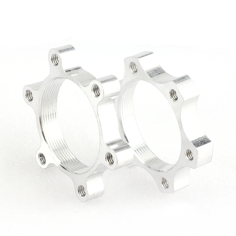 

2pcs/lot 44mm/48mm Bike Bicycle Freewheel Threaded Hubs Disk Disc Brake Rotor 6Bolt Flange Adapter