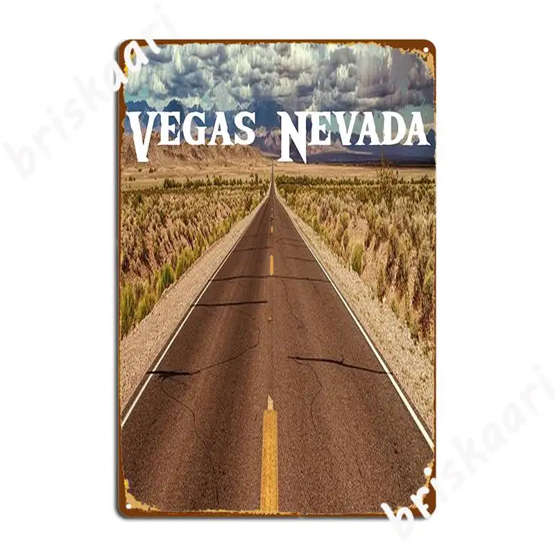 

Vegas Nevada Poster Metal Plaque Club Party Mural Design Plaques Tin Sign Poster