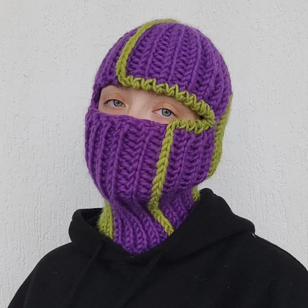 

Cute Multi Styles Horn Hat Halloween Beanies Anti-pilling Head Protection