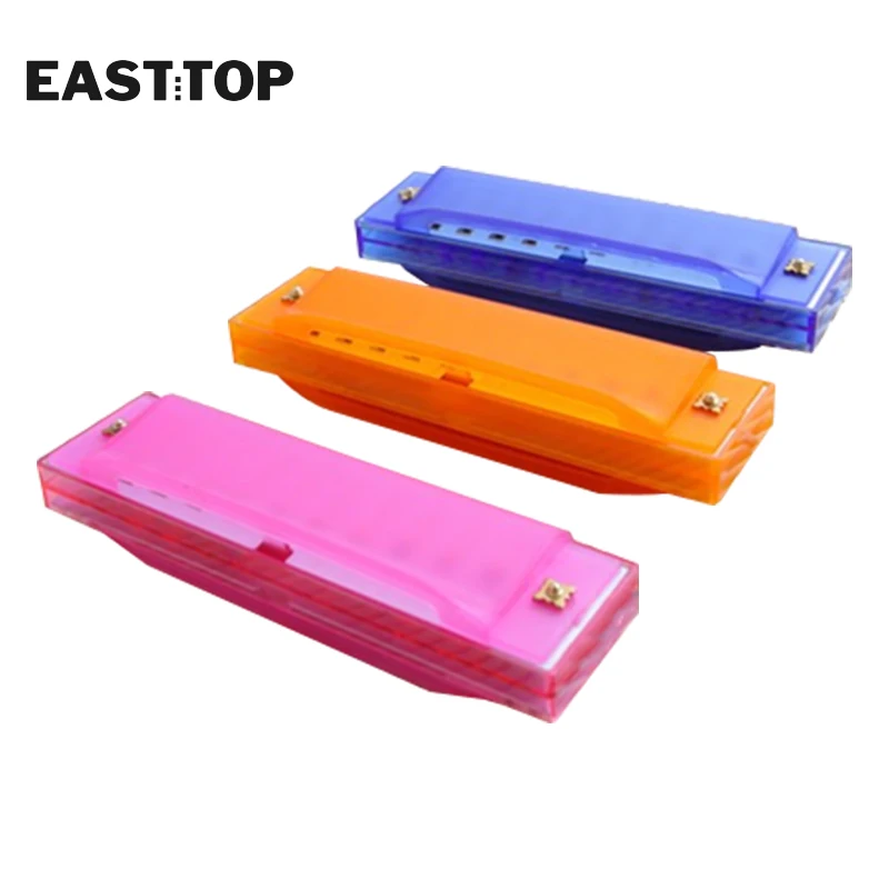 EASTTOP 6 шт. 10 отверстий красочная гармоника для детей начинающих использования в