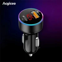 pd usb c car charger quick charge 3 0 36w fast charging for iphone 13 12 xiaomi samsung huawei type c phone chargers dual port