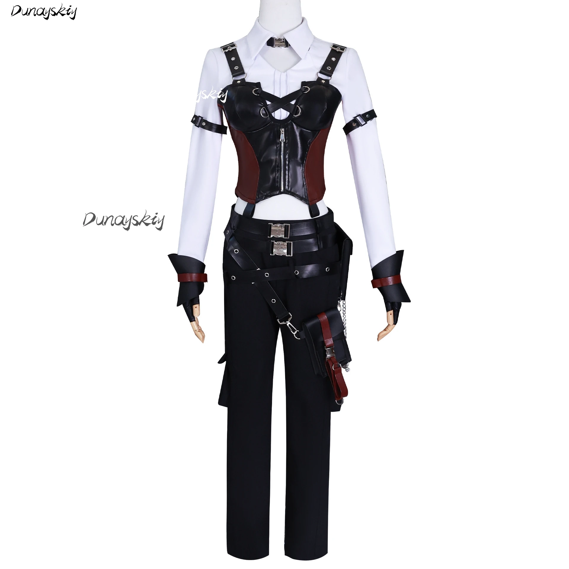 Love and Deepspace Heroine Zayne Xavier Rafayel Косплей Костюм Полный комплект нарядов Мисс Охотник