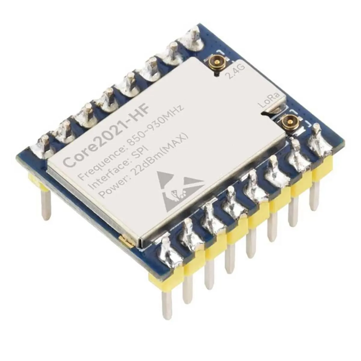 Фото Модуль DT75BG 4PCS Core2021-HF Core2021 LoRa двухдиапазонный 850МГц-930МГц LR2021 с низким энергопотреблением, мультипротокольный, для IoT, LoRaWAN, умного дома №1