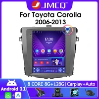 2 din android 11 car radio for toyota corolla e140150 2006 2013 multimedia video player gps navigation 4g carplay head unit