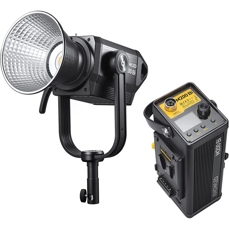 

Godox KNOWLED M200Bi 230W BI-Color Daylight LED Light 2800-5600K Fill Light for Photography Video
