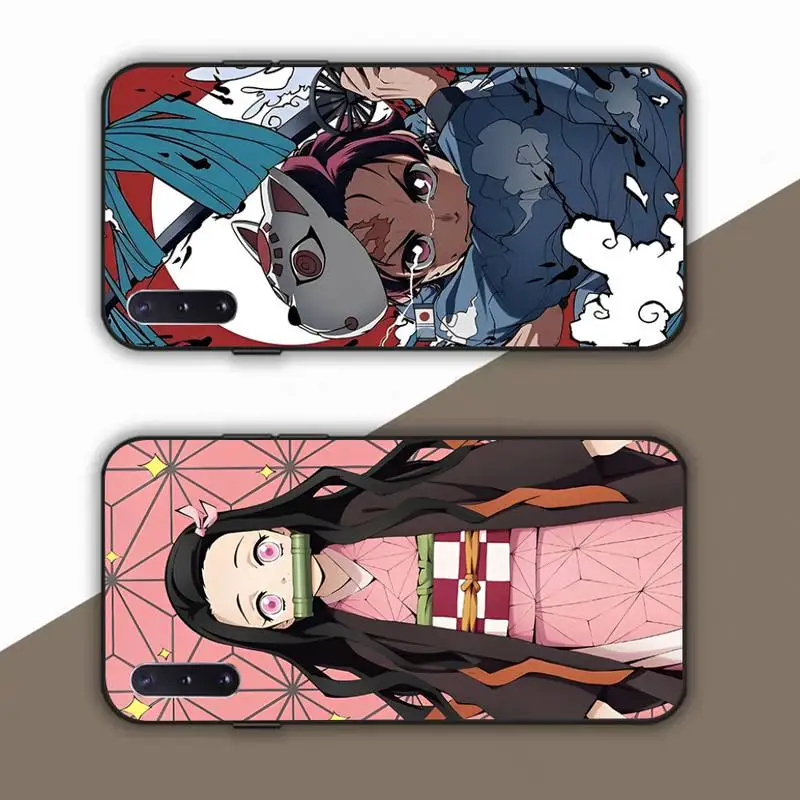 

kimetsu Phone Case for Samsung Note 5 7 8 9 10 20 pro plus lite ultra A21 12 72