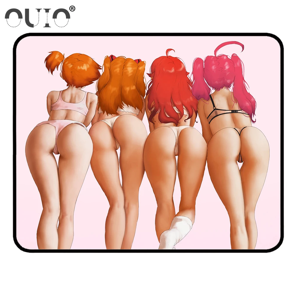 Коврик для мыши Asuka Langley Sohryu Sexy коврик компьютерной коврики Kawaii Girl большой зад