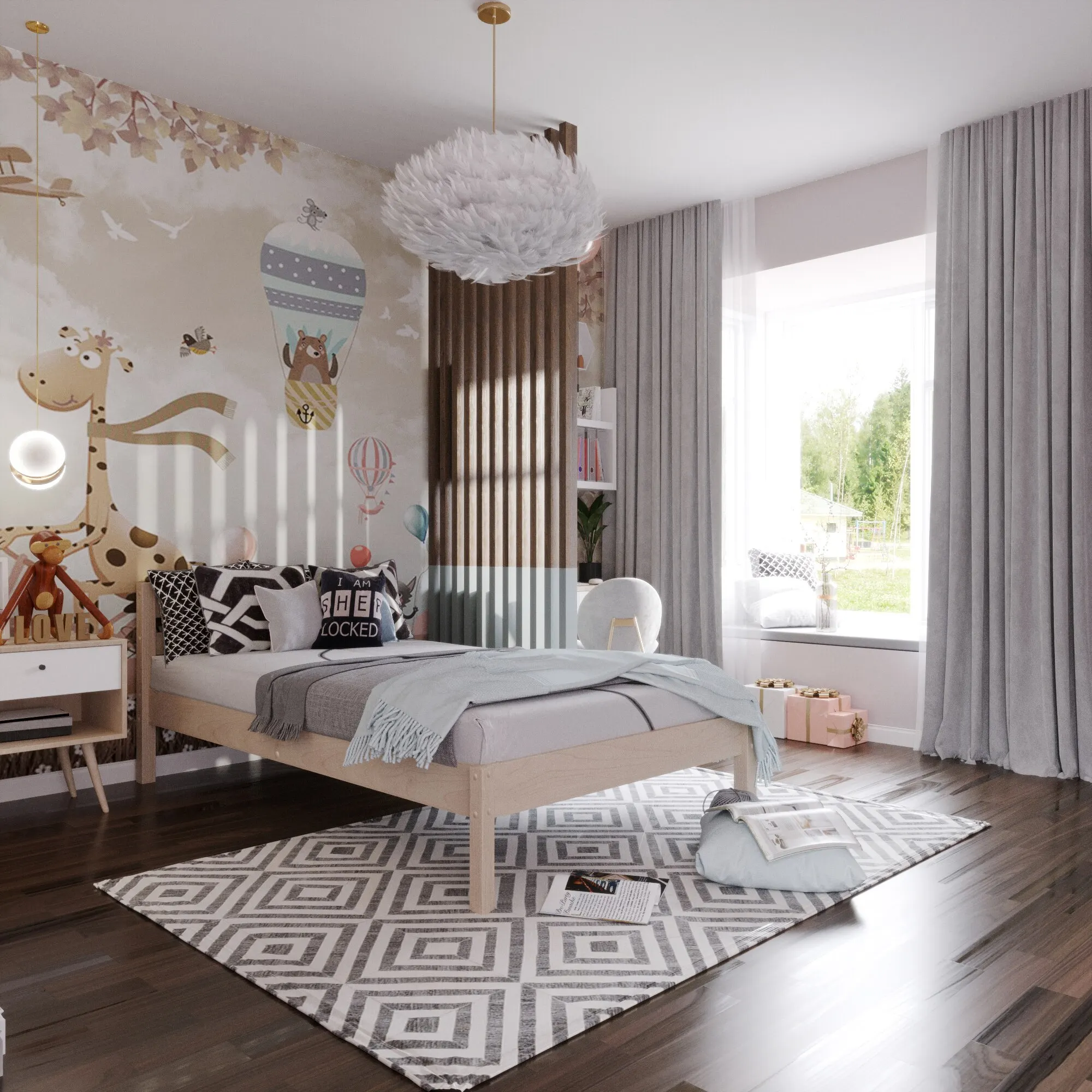 Рисунок 2 - Детская деревянная кровать Hansales