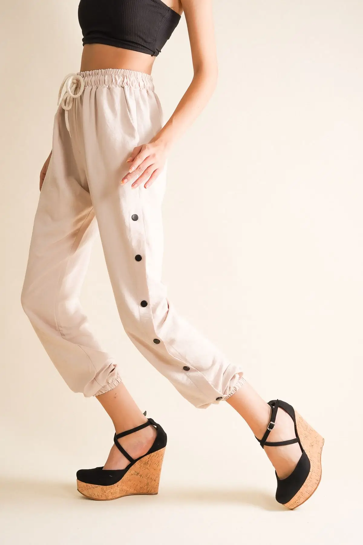 

Women's Fashion Handmade Special Black Suede elephants Heels Shoes