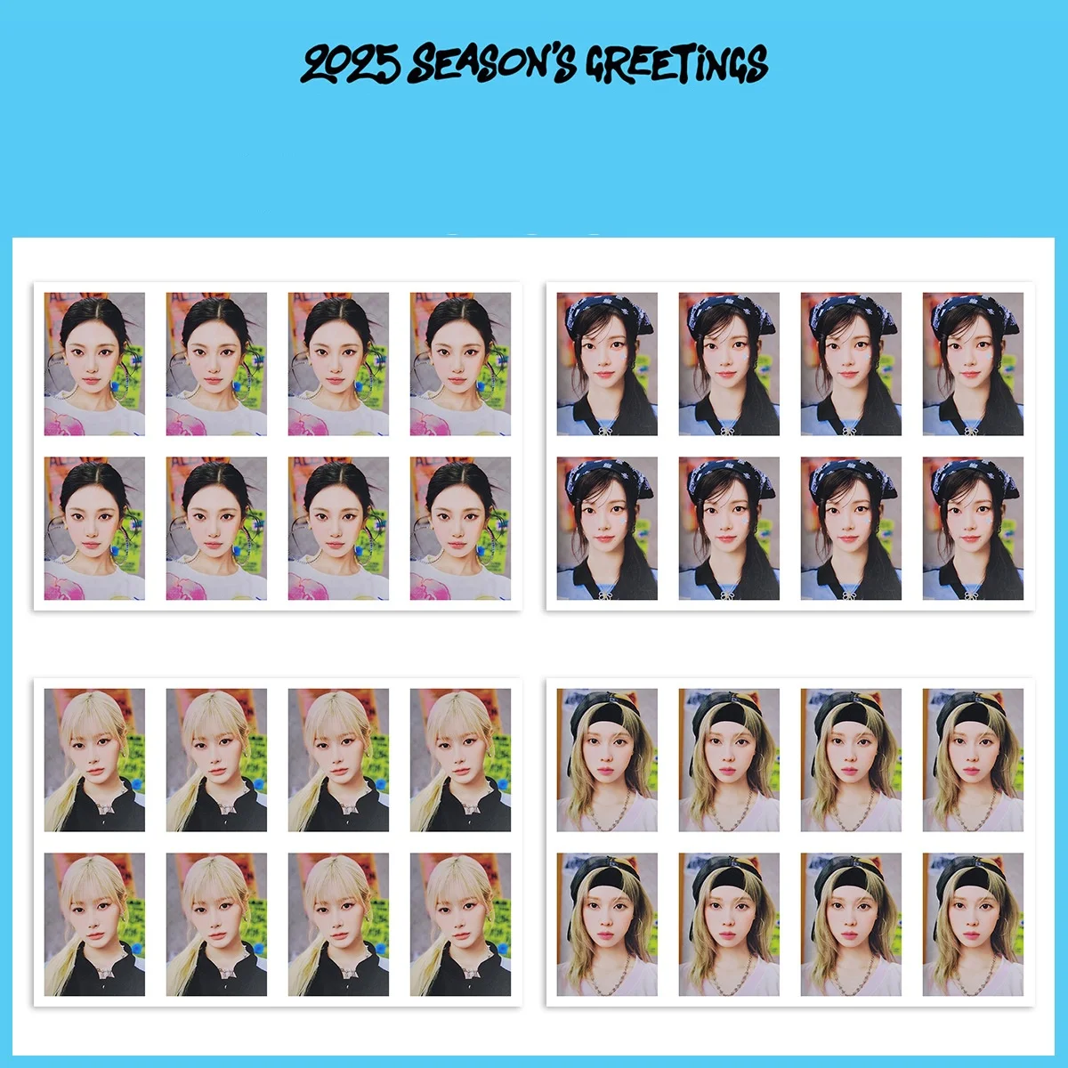 Фото KPOP 2025 СЕЗОНОВЫЕ РЫЧКИ ГИСТЕЛЬ КАРИНА ID Card Радиоуправляемая фотобумага Один дюйм Фото на паспорт ЗИМА NINGNING Коллекционная карта для фанатов №1
