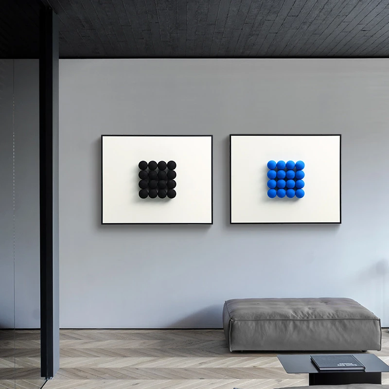 

Home Modern High grade Three dimensional Decorative Painting Living Room Sofa Background Wall Model Room porch hanging