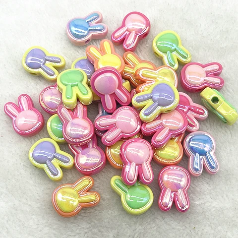 Акриловые бусины HWGTBBRR 17*22 мм, 2 шт.