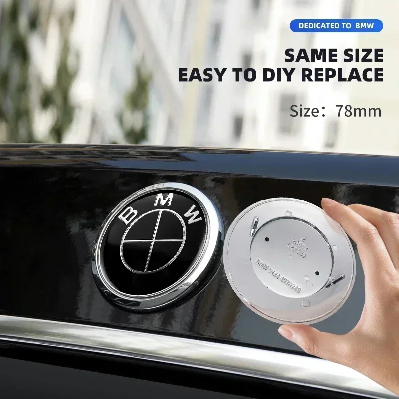 1 шт. 78 мм 2 контакта 51141970248 Автомобильный задний багажник эмблема багажника