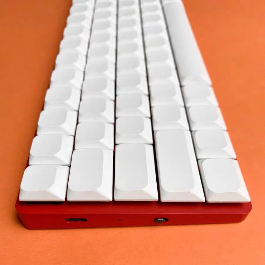 118 клавиш низкопрофильные белые пустые колпачки для из ПБТ пятисторонние с