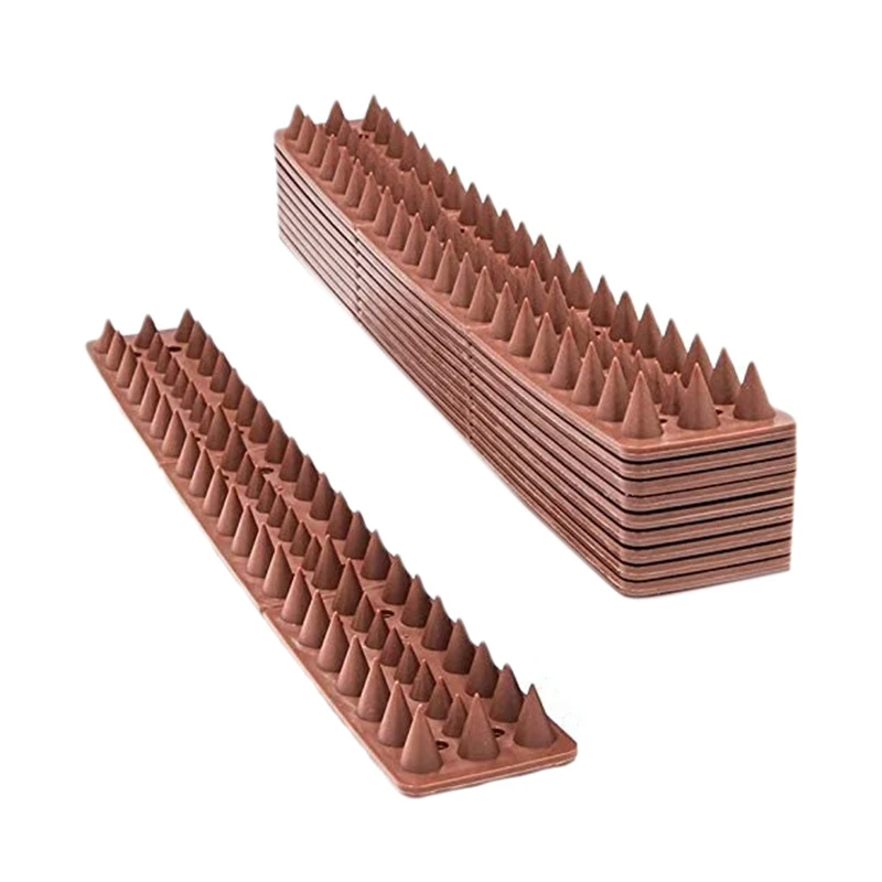 

10Pcs 48.5Cm Plastic Bird And Pigeon Spikes Anti Bird For Get Rid Of Pigeons And Scare Birds Pest Control