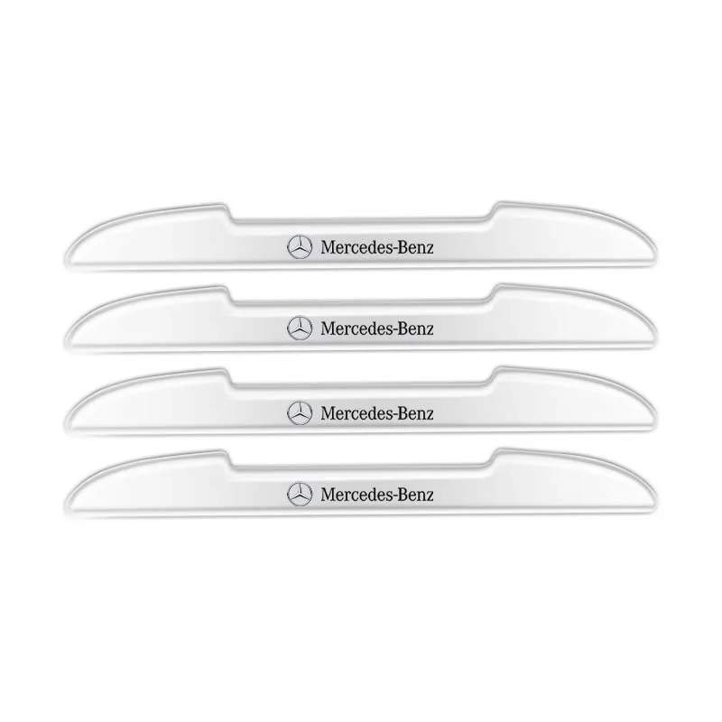 

4 шт. резиновые защитные наклейки на край двери автомобиля, полоски против столкновений для Mercedes Benz AMG W108 W124 W126 W140 W168 W169 W176 W177