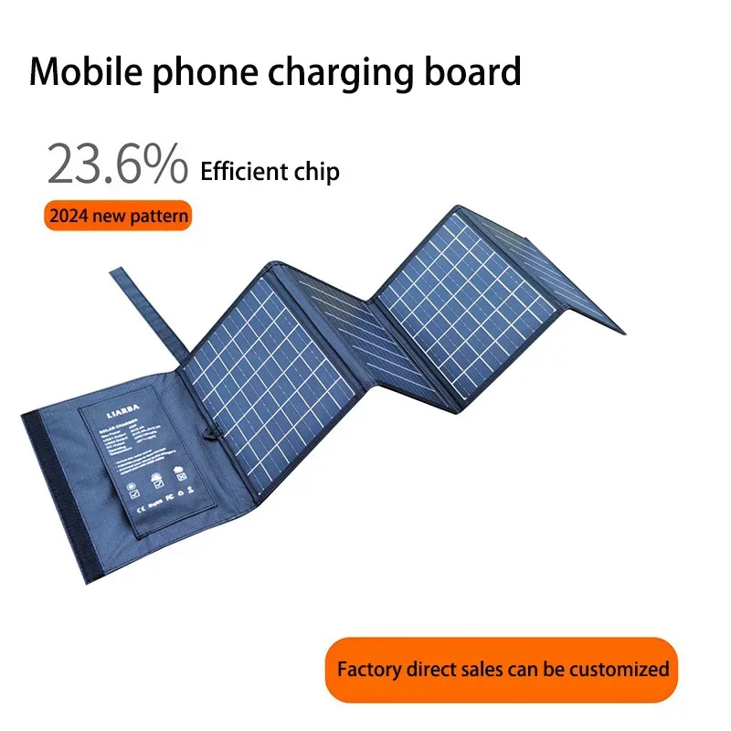 Складная Солнечная Зарядная Панель 30 Вт/50 Вт 18 В ETFE Легкая Для Мобильного