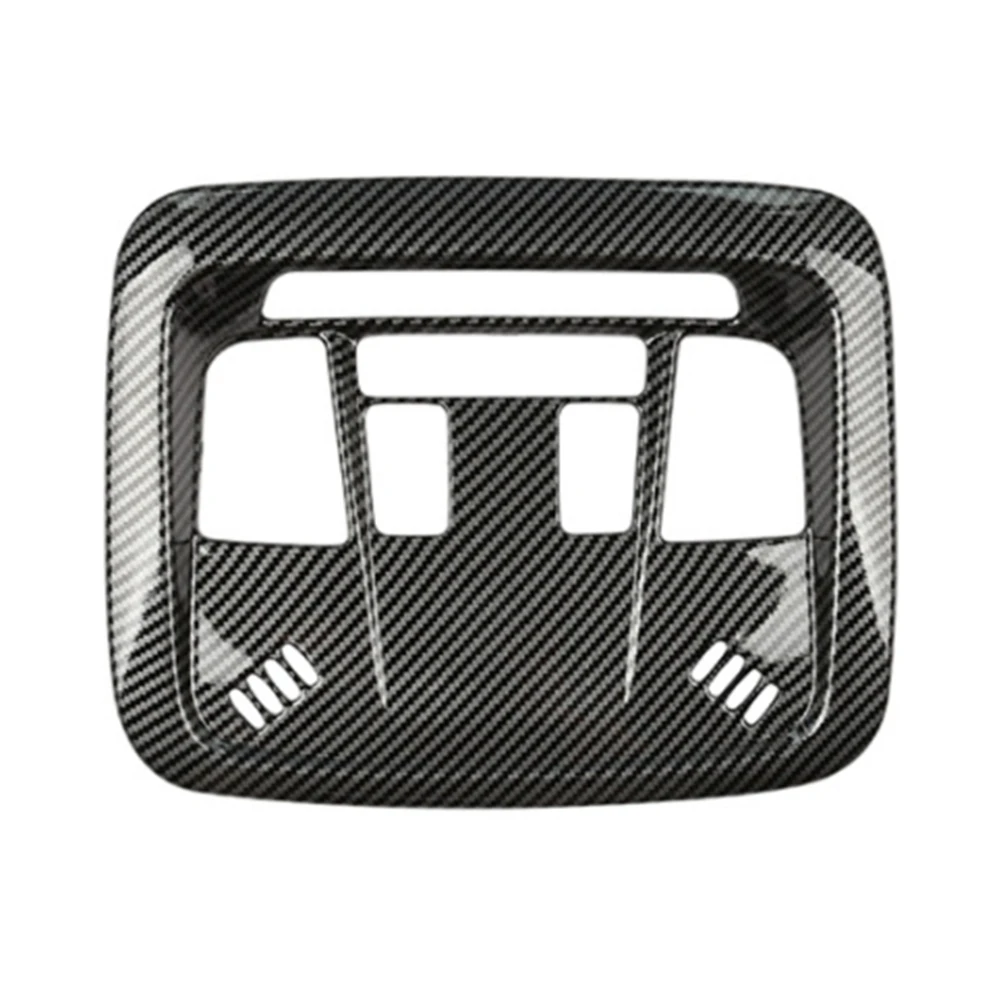 

Для Buick Regal 2017 2018 2019 углеродное волокно крыша автомобиля передняя лампа для чтения крышка лампы отделка рамка Декор стикер аксессуары