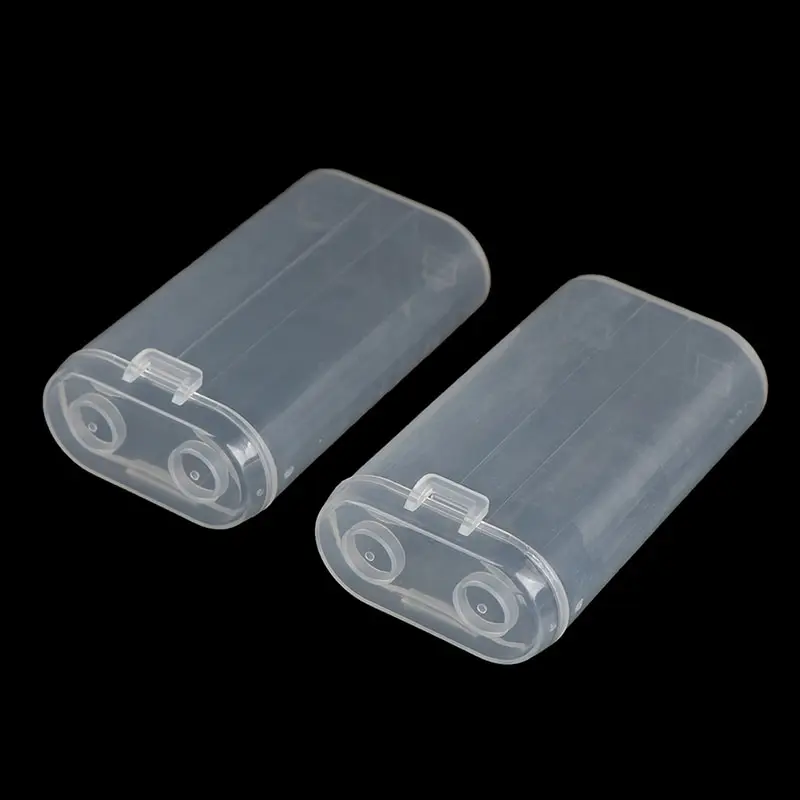 2pc 18650 Battery Storage Box Rechargeable Battery Power Bank Plastic Cases Durable 2X18650 Battery Holder Case