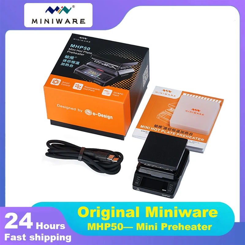 MINIWARE MHP50 Мини-нагреватель с горячей плитой 50*50 мм Нагревательная зона