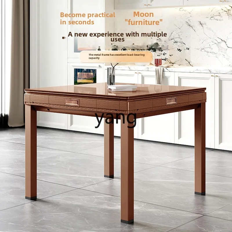 Xyy новая китайская машина для маджонга автоматический обеденный стол двойного