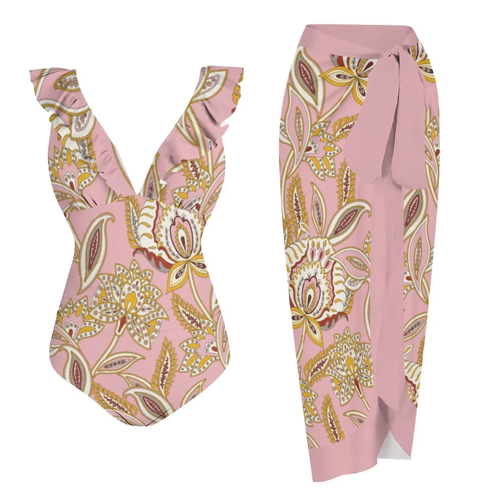 

Hollow Out Lace Up Swimwear Women Deep V Bikini Fashion One Piece Swimsuit Summer Beach Vacation Bathing Suit Cover Up 2023