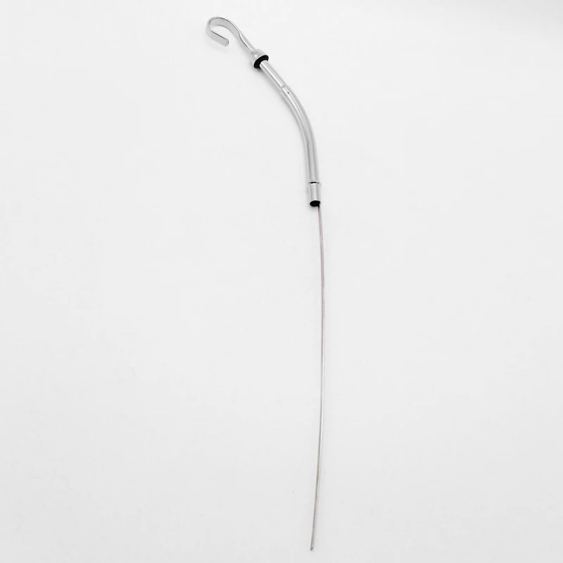 Хромированная трубка датчика масляного двигателя для Chevy 1955-79 SB 283 305 327 350 383 400