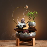 fengshui wheel fountain water landscape furnishing articles backflow incense new chinese style home living room office lucky