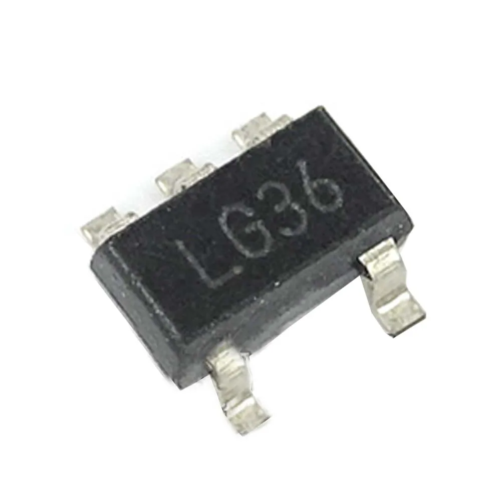 

10 PCS MIC5219-3.6YM5 SOT23-5 MIC5219 3.6V LG36 500mA-Peak Output LDO Regulator