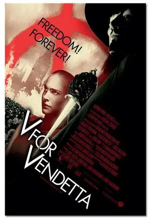 

Lot style Choose V for Vendetta TV Art print Silk poster Home Wall Decor