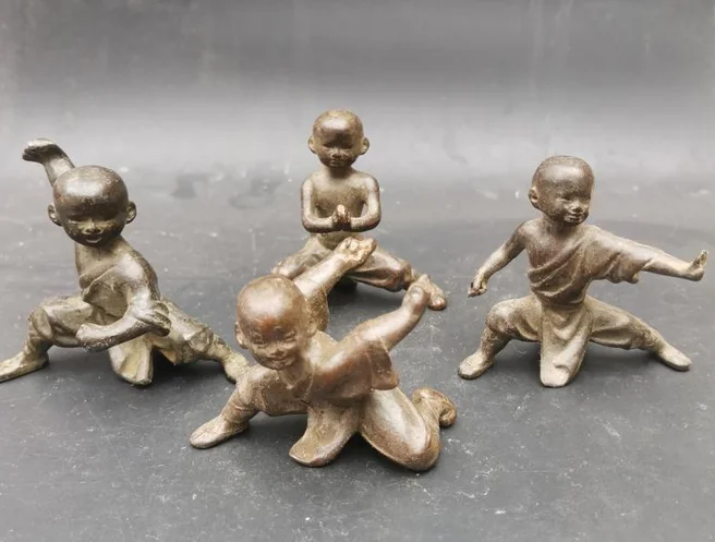 Коллекция в античном стиле Имитация меди кунг-фу маленький монах набор по цене