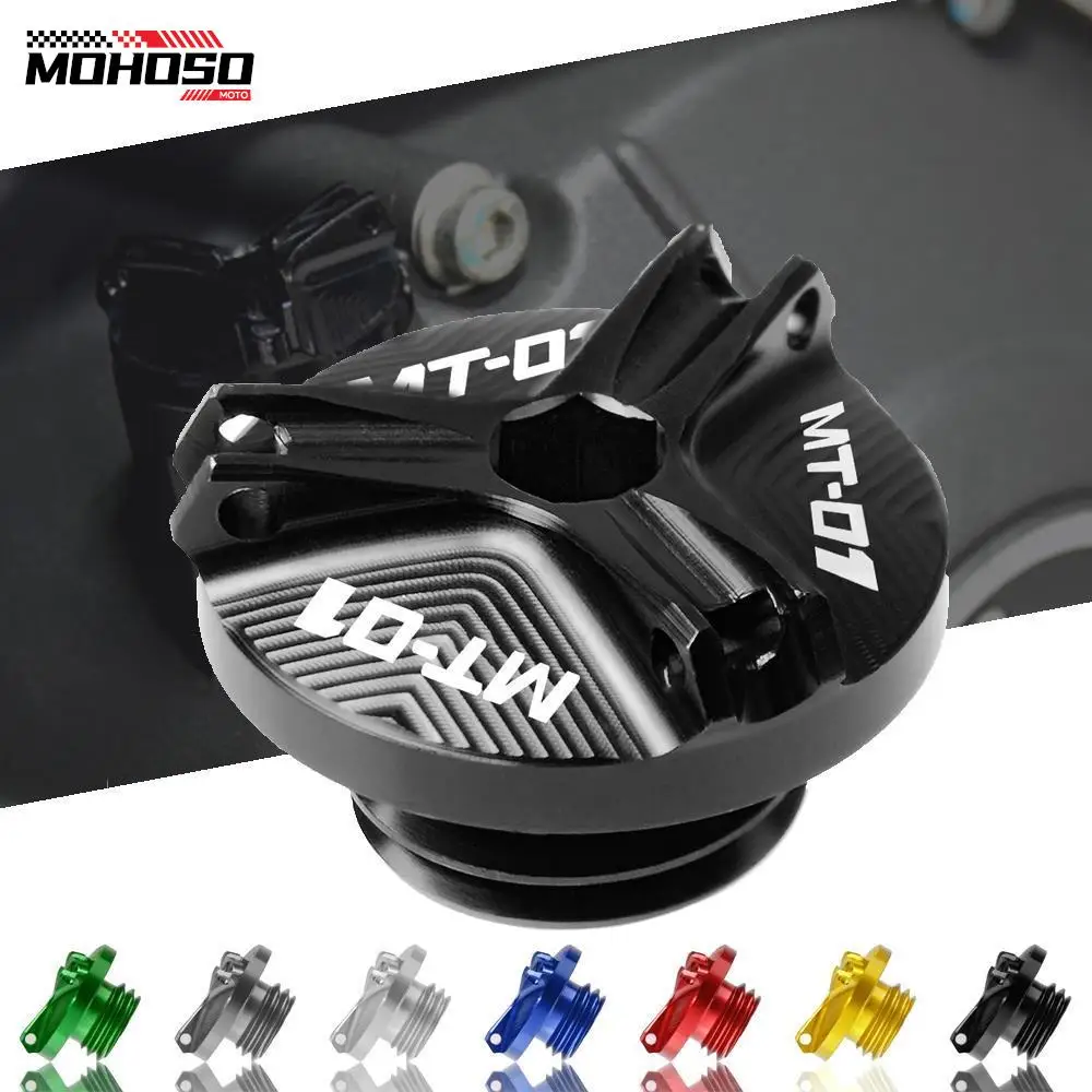 

MT01 Engine Oil Filter Cup Plug Cover Screw For Yamaha MT 01 MT-01 2005 2006 2007 2008 2009 2010 2011 Motorcycle Parts