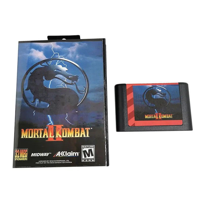 

Mortal Kombat II MD Game Cartridge For 16 Bit Video Game Console