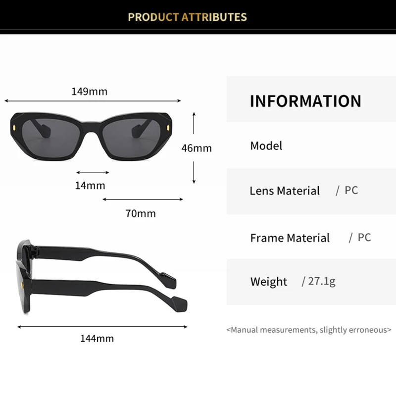 LeonLion винтажные солнцезащитные очки кошачий глаз женские брендовые в маленькой
