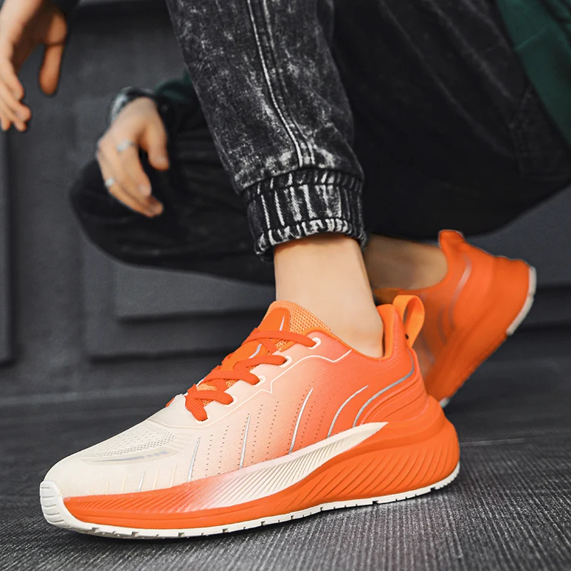 Men Running Shoes Marathon Outdoor Road Sport Shoes Stable Support Shock-relief Ultralight Rebound Sneaker Women Tenis Masculino