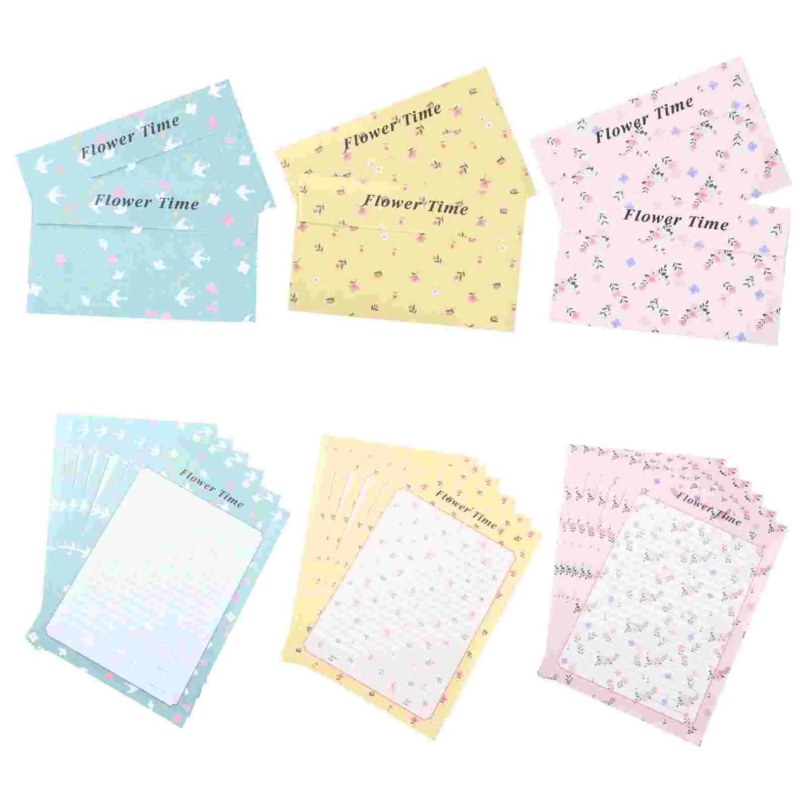 

Letter Paper Writing Set Envelopes Envelope Stationerylined Kraftvintage Stationary Sized Mail Floral Papers Greetingcontainer