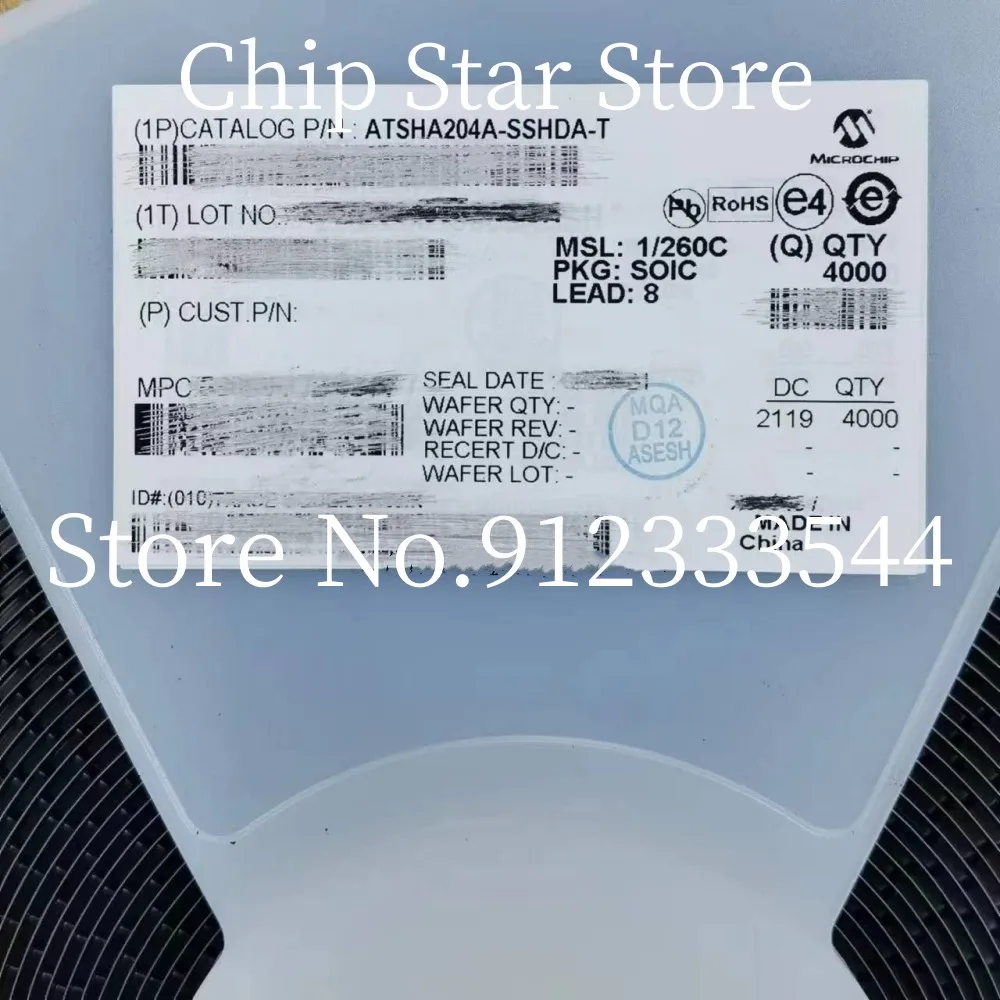 5-100pcs ATSHA204A-SSHDA-T ATSHA204A SOIC8 CryptoAuthentication 100% новый и оригинальный