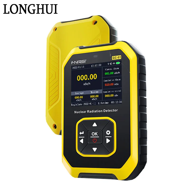 Nuclear Radiation Detector GC-01 Geiger Counter Dosimeter Detector Personal X-ray γ-ray β-ray Electromagnetic Radioactivity Tool