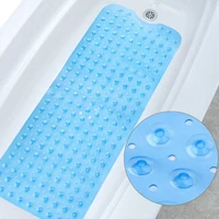 long pvc bathroom non slip mat massage bathtub mat safety anti slip shower bathroom rugs suction cup floor mat foot pad