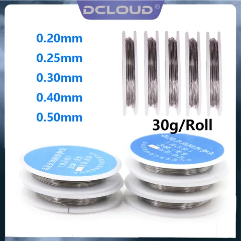 Ортодонтическая лигатурная проволока DCLOUD нержавеющая сталь 0,20/0,25/0,30/0,40/0,50 мм