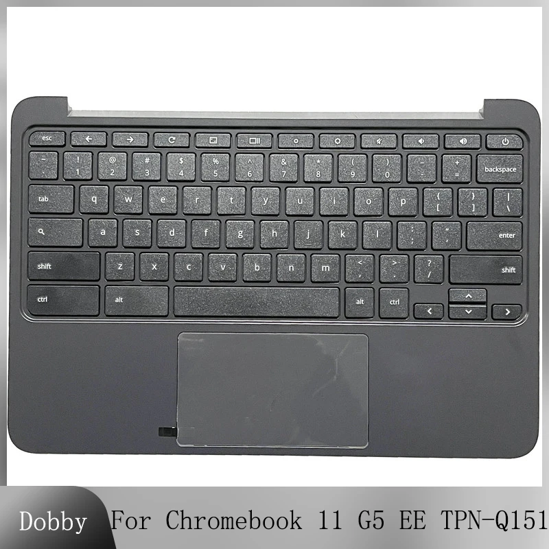 

New For HP Chromebook 11 G5 EE TPN-Q151 Laptop Palmrest Upper Cover Top Case with US Keyboard Touchpad Replacement 917442-001